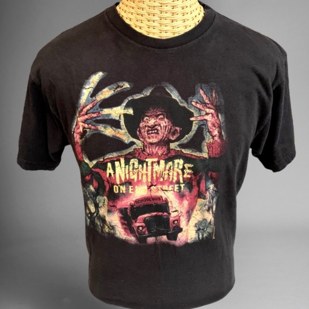 A Nightmare on Elm Street Black Short Sleeve T-Shirt- L